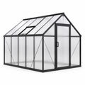 Serre en aluminium et polycarbonate transparent 190x250x195 cm